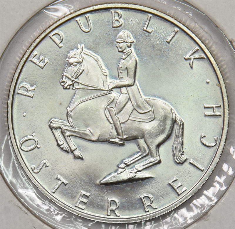 Austria 1965 5 Schilling Silver ASW: 0.107oz Horse 199698 combine shipping