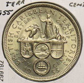 British Caribbean Territories 1955 50 Cents 299192 combine shipping