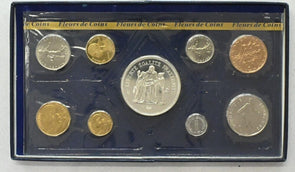 France 1976 FLEURS de Coins (Mint Set) Lot of 9 B2U0220 combine shipping