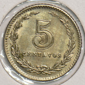 Argentina 1920 5 Centavos BU 299188 combine shipping