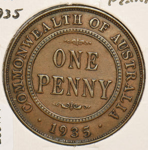 Australia 1935 Penny 299174 combine shipping