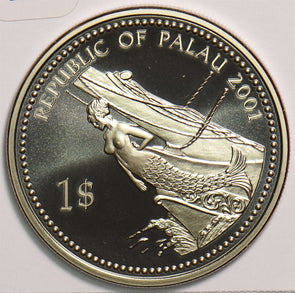 Palau 2001 Dollar Jellyfish 299522 combine shipping