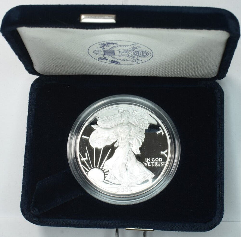 US 2003-W Dollar Silver Eagle PROOF1oz BL0191 combine shipping