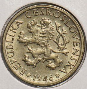 Czechoslovakia 1946 Koruna 299202 combine shipping