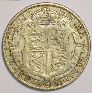 Great Britain 1923 1/2 Crown 199493 combine shipping