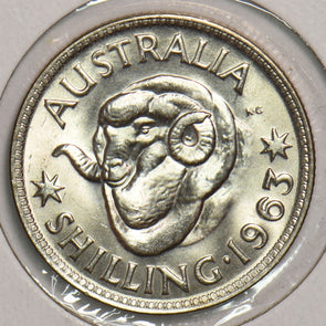 Australia 1963 Shilling Merino ram 299147 combine shipping