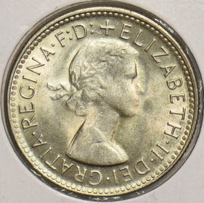 Australia 1961 Shilling Merino ram 299193 combine shipping