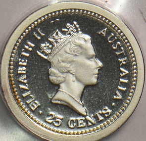 Australia 1989 25 Cents 299595 combine shipping