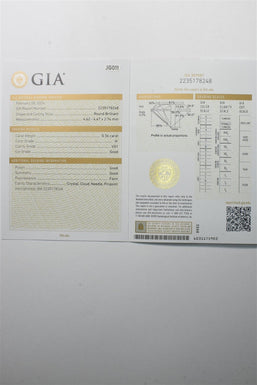 Laser inscripted GIA Loose Natural Diamond TCW 0.36ct H VS1 JG011