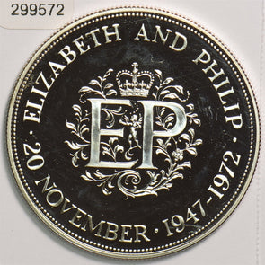 Great Britain 1972 25 New Pence Elizabeth And Philip 20 November 1947-1972 29957