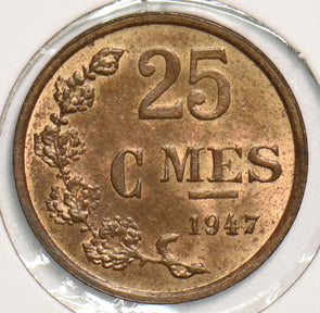 Luxembourg 1947 25 Centimes 299163 combine shipping