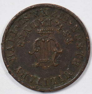 1863 US cilvil war token F&W Ladner Philadelphia U0593