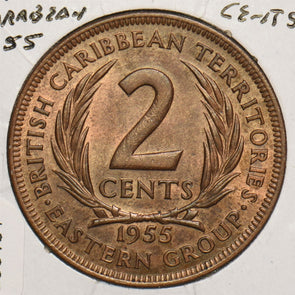 British Caribbean Territories 1955 2 Cents 299181 combine shipping