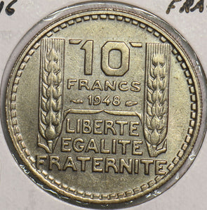 France 1946 10 Francs 299614 combine shipping