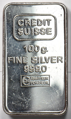 Silver Art Bar ASW 100g Proof Credit Suisse BU0979 combine shipping