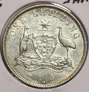 Australia 1916 M Shilling 299241 combine shipping