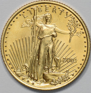2001 $10 1/4oz Gold Eagle GL0330