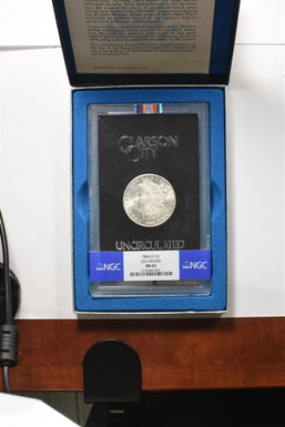 US 1884 CC GSA Holder Silver Morgan Dollar NGC MS63 BL0240 combine shipping
