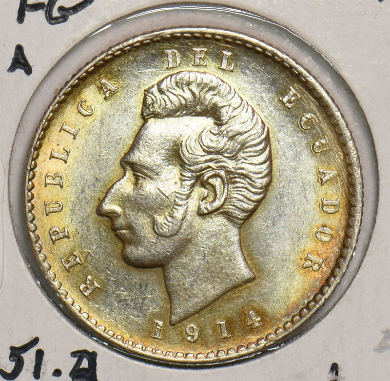 Ecuador 1914 head of Antonio José de Sucre facing left 491568 combine shipping
