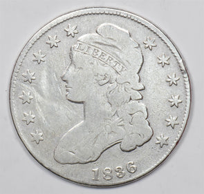 US 1836 Capped Bust Half Dollar 90% silver Capped Bust Half Dollar 90% silver U