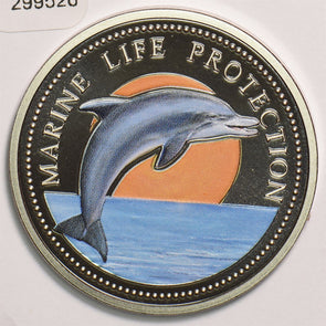 Palau 1998 5 Dollars Dolphin 299526 combine shipping