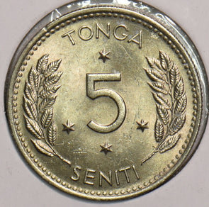 Tonga 1967 5 Seniti 199465 combine shipping