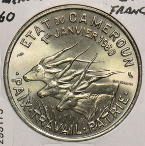 France 1960 50 Francs Cameroon Eland 299179 combine shipping