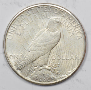 US 1923 -S Better Date Silver Peace Dollar Silver Peace Dollar BU+ U0857 combin