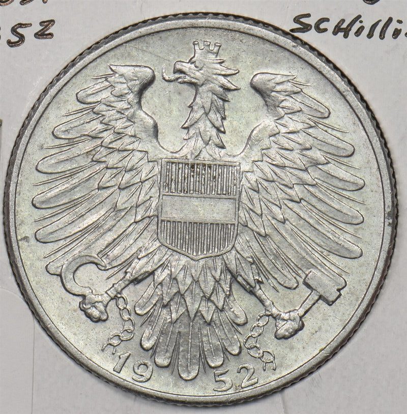 Austria 1952 5 Schilling 199694 combine shipping
