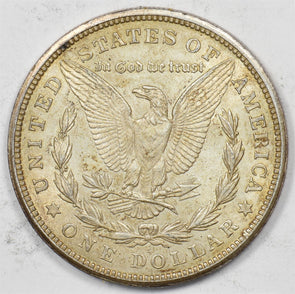 US 1921 -S Silver Morgan Dollar Silver Morgan Dollar BU+ Nice Toning U0991 comb