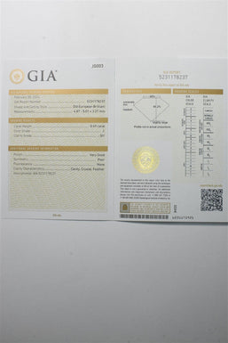 Laser inscripted GIA Loose Natural Diamond TCW 0.49ct J SI1 JG003
