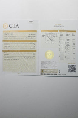 Laser inscripted GIA Loose Natural Diamond TCW 0.25ct K SI1 JG002