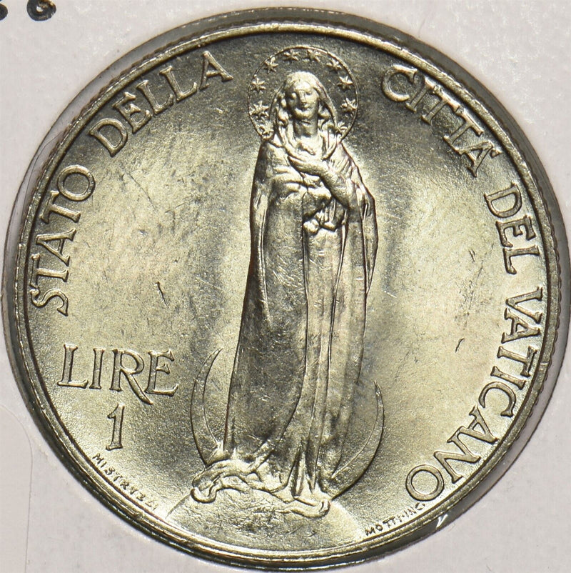 Vatican 1936 Lire Virgin Mary 491601 combine shipping