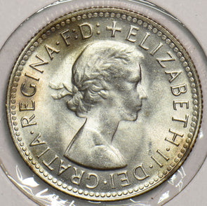 Australia 1963 Shilling Merino ram 299152 combine shipping