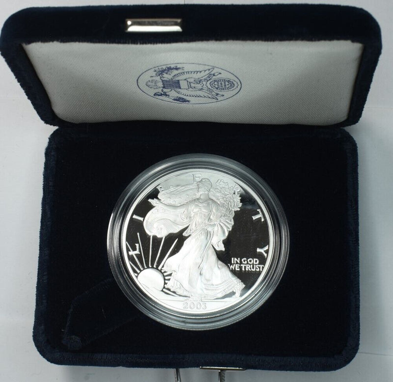 US 2003-W Dollar Silver Eagle PROOF 1oz BL0192 combine shipping