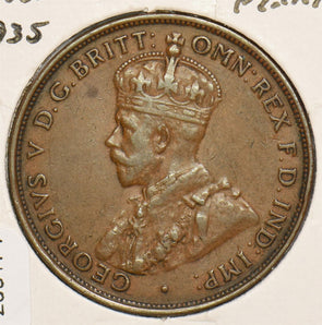 Australia 1935 Penny 299174 combine shipping
