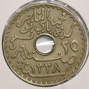 Tunisia 1920 25 Centimes 199448 combine shipping