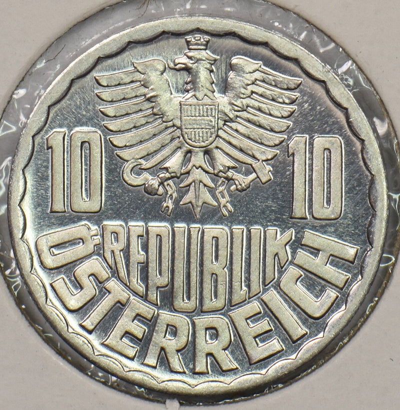 Austria 1968 10 Groschen 199672 combine shipping