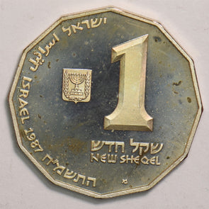 Israel 1987 New Sheqel Proof Jericho hollyland site series 199512 combine shippi