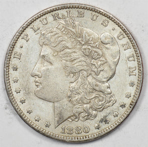US 1880 -O Silver Morgan Dollar Silver Morgan Dollar AU+ U0995 combine shipping