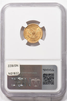 1906 $2.50 Gold Liberty Head Quarter Eagle NGC MS62 NG1822