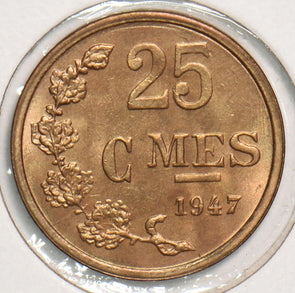 Luxembourg 1947 25 Centimes 299161 combine shipping