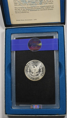 1885 CC Morgan Dollar NGC MS63 Key Date BL0242 GSA Holder w/t box+coa