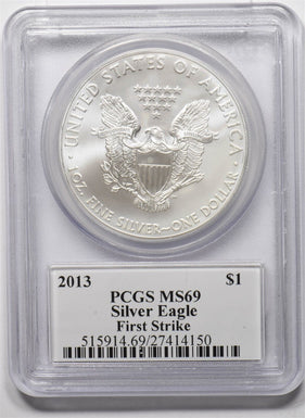 2013 Silver Eagle First Strike12th chief engraver of the US Mint John M Mercanti