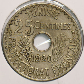 Tunisia 1920 25 Centimes 199448 combine shipping