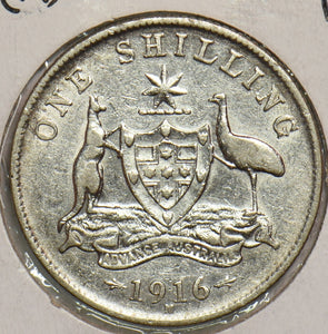 Australia 1916 M Shilling 299242 combine shipping