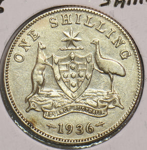 Australia 1936 Shilling 299247 combine shipping