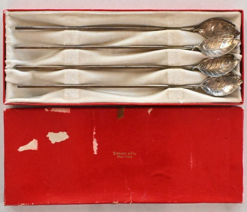 Tiffany and Co. Sterling Silver Ice Teaspoon Set of 4 8.5'' B2U0137 combine ship