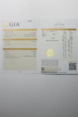 Laser inscripted GIA Loose Natural Diamond TCW 0.33ct I I2 JG016
