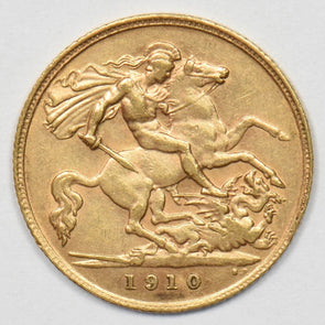 Great Britain 1910 1/2 Sovereign gold GL0275 combine shipping